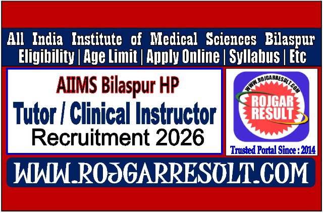 Tutor / Clinical Instructor