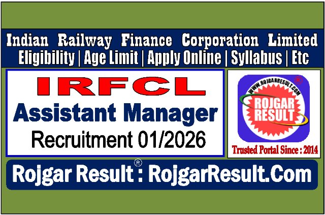 IRFCL Assistant Manager Online Form 2026
