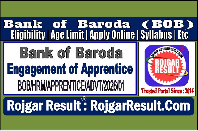 Bank of Baroda Apprentice Online Form 2026 for 5000 Seats