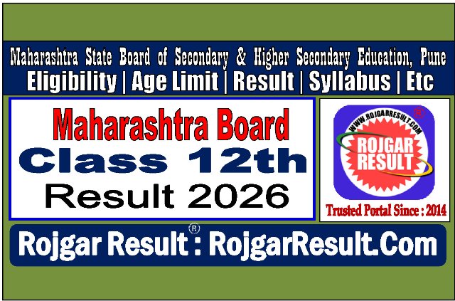 Maharashtra Board Class 12th Result 2026