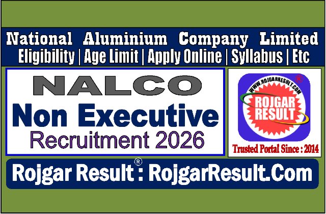 NALCO Non Executive Online Form 2026
