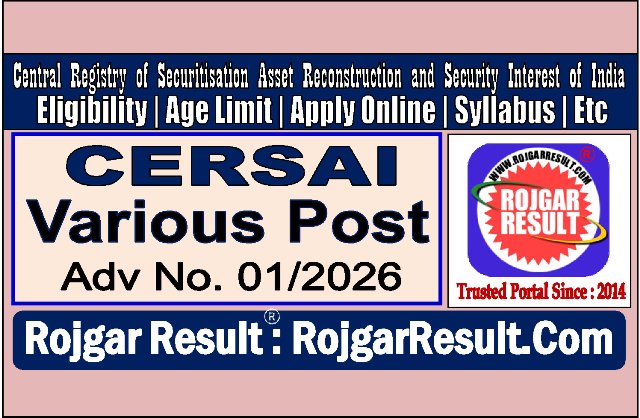 CERSAI Manager Online Form 2026