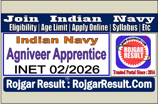 Indian Navy Agniveer Apprentices Online Form 2026