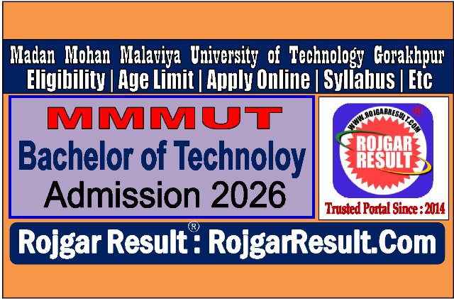 MMM University of Technology Admission 2026 Online Form