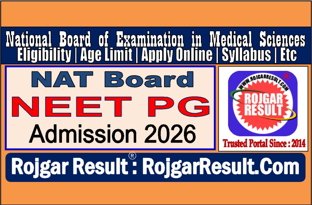 NEET PG Online Form 2026