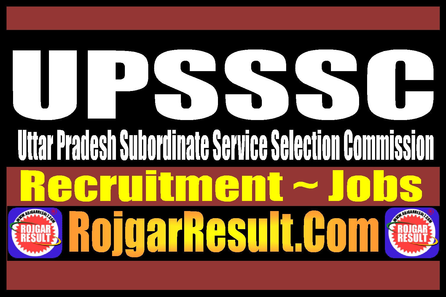 UPSSSC Recruitment 2026 Apply Online Form