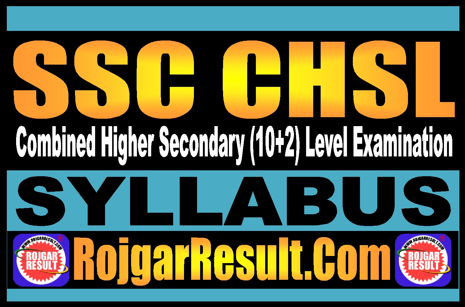 SSC CHSL 10+2 Syllabus 2026